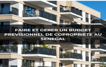 Budget prévisionnel de copropriété au Sénégal : création et suivi